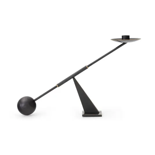 Interconnect Kerzenhalter, bronze, Höhe 26 cm - Audo Letzte Chance