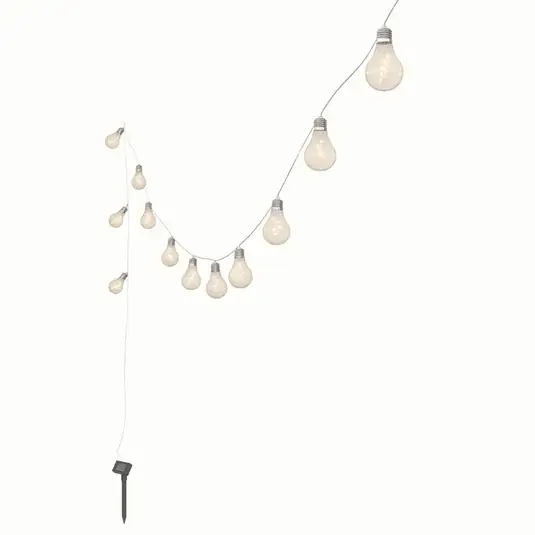 Neuheit Lampini Solarzelle Lichterkette Clear - Lindby