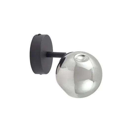 Neue Kollektion Valentina Wandleuchte Grau/Schwarz - Lindby