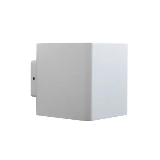 Preisreduziert Aaron LED-Außenwandleuchte, weiß, IP54, up/down - Lucande