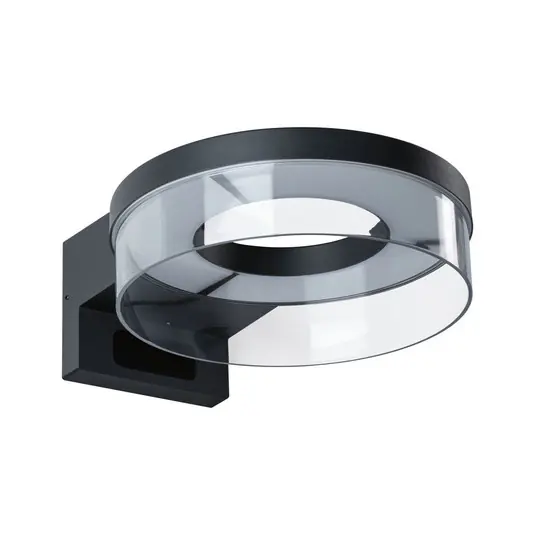 Preiswert Capera LED-Wandleuchte, anthrazit, CCT, IP44 - Paulmann