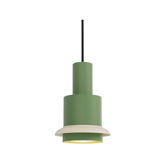 Chaumont Pendelleuchte Ø19xH28 Green/White - DCW Solange Der Vorrat Reicht