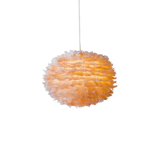 Eos Pendelleuchte Medium Hell Braun/Weiß - UMAGE Sonderangebot