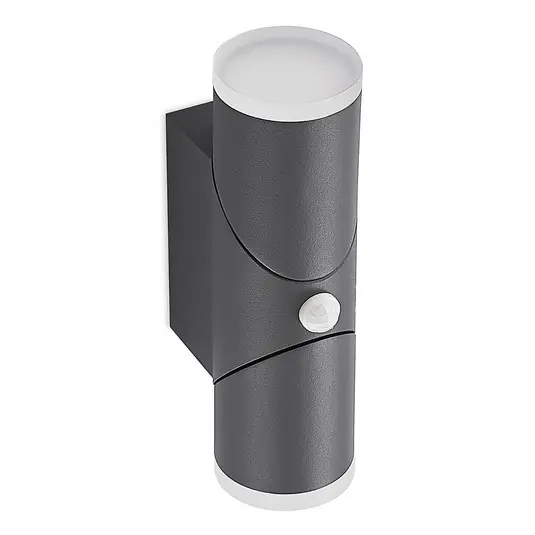 Finale Aktion Aspyn 2 Außenwandleuchte w/Sensor Dark Grey - Lindby