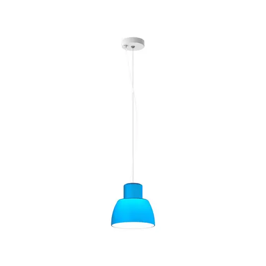 Mega-Angebot Lorosae Hängeleuchte, blau, Ø 20 cm, Glas, E27 - Nemo