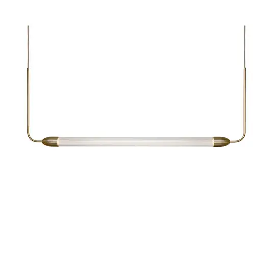 Abverkauf LEMON SQUEEZE LINEAR Hängelampe, messing 138 cm GU10 - UMAGE