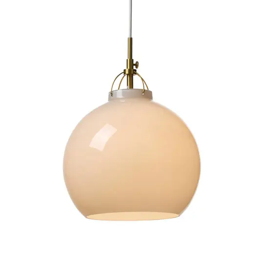 Expressversand TOSCANA Hängeleuchte, grau, Ø 27 cm, Glas - Halo Design