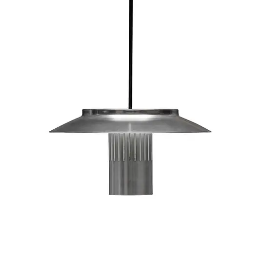 Heißes Angebot Lille 24 Hängelampe, metallisch, Aluminium, Ø 24 cm - Pholc