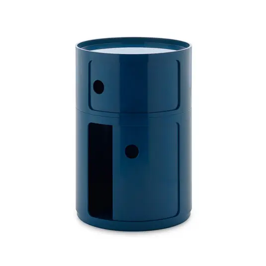 Componibili Big Container, blau, 2 Elemente, Höhe 61,5 cm - Kartell Geprüft