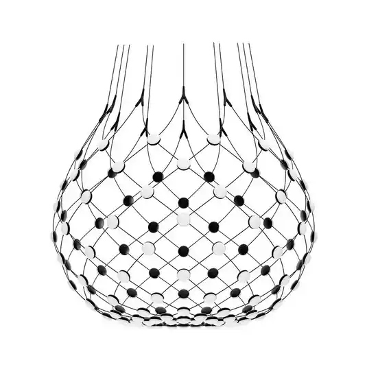 Mesh Wireless Bluetooth Hängelampe, Ø 100 cm, 5 m - Luceplan Billig