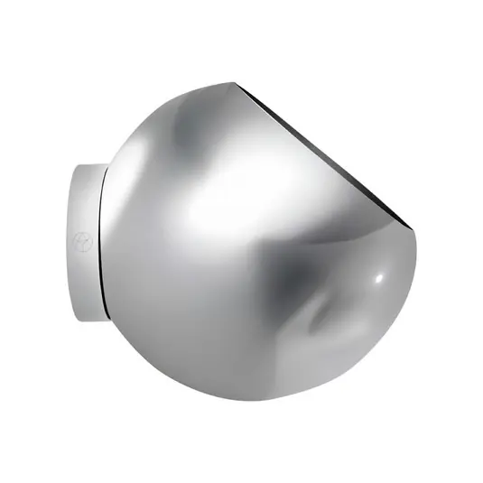 Neue Kollektion Wandblumentopf Globe, Ø 21 cm, silber, Edelstahl - AYTM