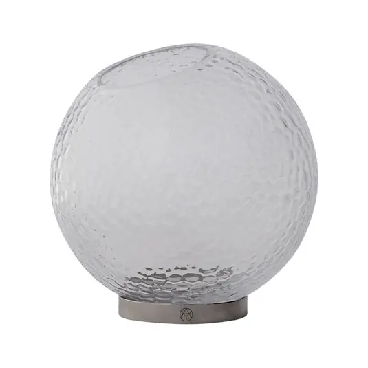 Top-Preis Vase Globe Bubbles, klar/silber, Ø 21 cm - AYTM