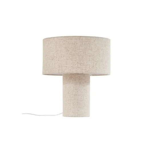 Elfie Tischleuchte, beige, E27, Ø 35 cm, Leinen - Lindby Saisonangebot