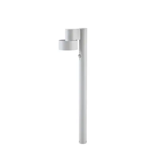 Neu Elune LED-Wegelampe, hellgrau, Sensor, IP44, 77 cm - Lucande