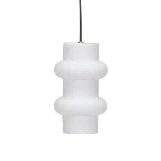 Pilule Double Hängelampe weiß matt Ø 15 cm - HÜBSCH Top-Seller