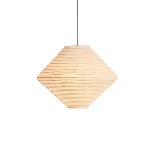 Versand Am Gleichen Tag Diamond Lampenschirm, Ø60 cm, weiß, Papier/Bambus - HAY