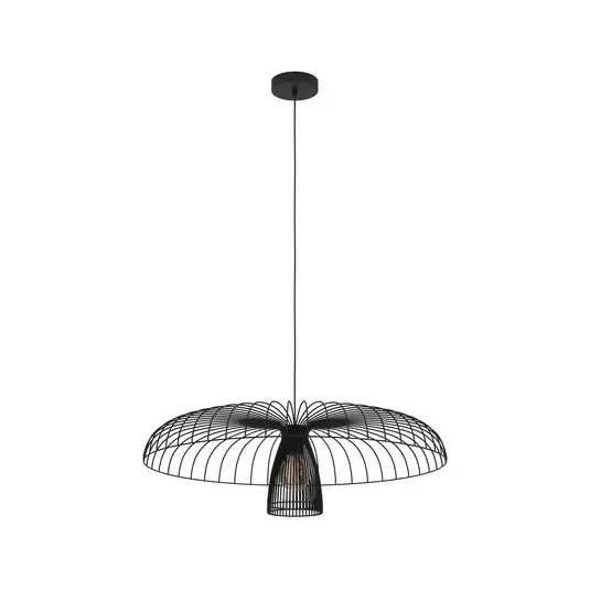 Champerico Hängelampe, schwarz Ø 77 cm Glas - Stars of Light Sonderaktion
