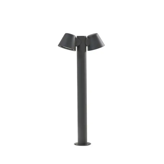 Schnäppchen Ileyna Wegeleuchte, 2-flammig, anthrazit, 100 cm - Lindby