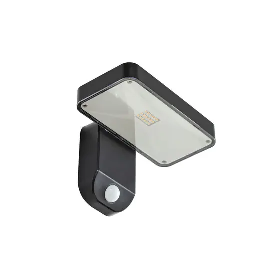 Tarlson LED-Solarwandlampe, eckig, anthrazit, Sensor - Prios Günstig