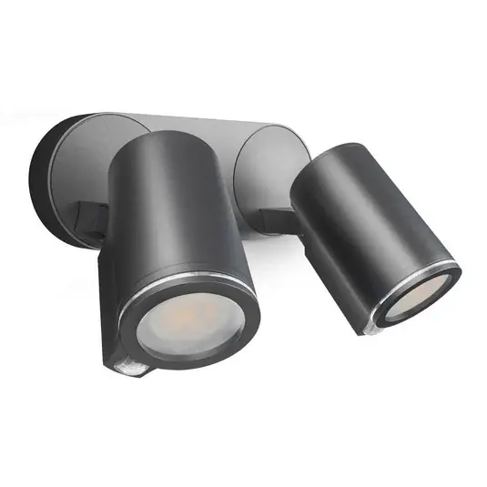 Must-Have One SC Smart Sensor-Außenspot 2-flg anthrazit IP44 - STEINEL