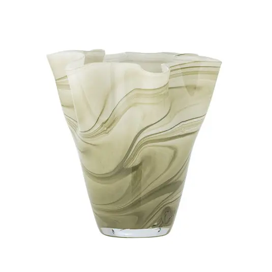Toryn Vase, grün, Höhe 24 cm, Glas - Bloomingville Angebot