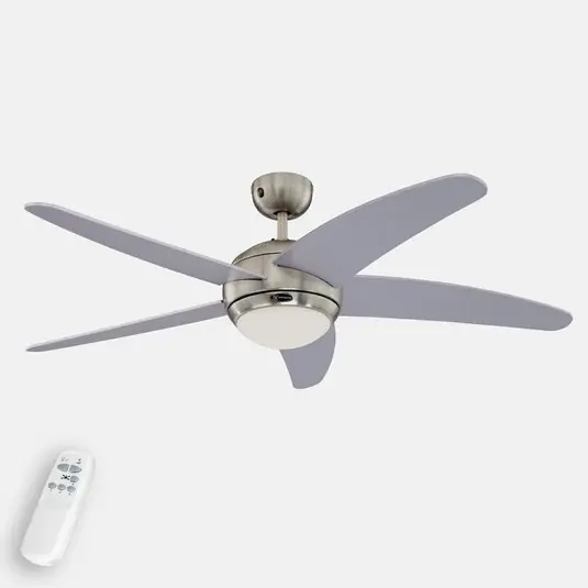Nur Für Kurze Zeit Bendan Ventilator mit Licht, silber - Westinghouse