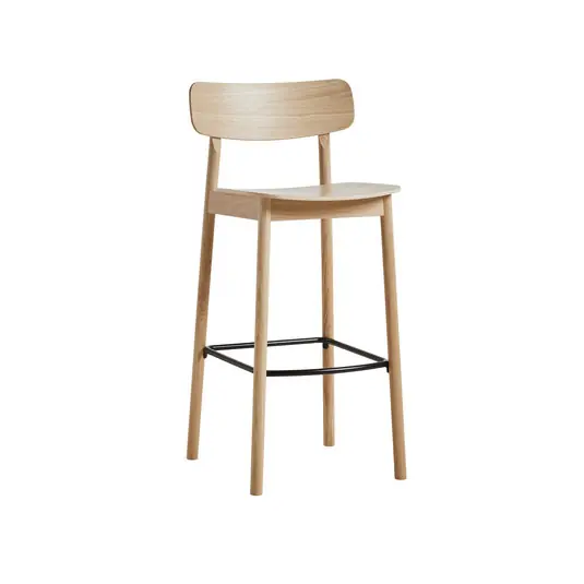 Markenprodukt Soma Barhocker, holz hell, Höhe 101 cm, Eiche - Woud