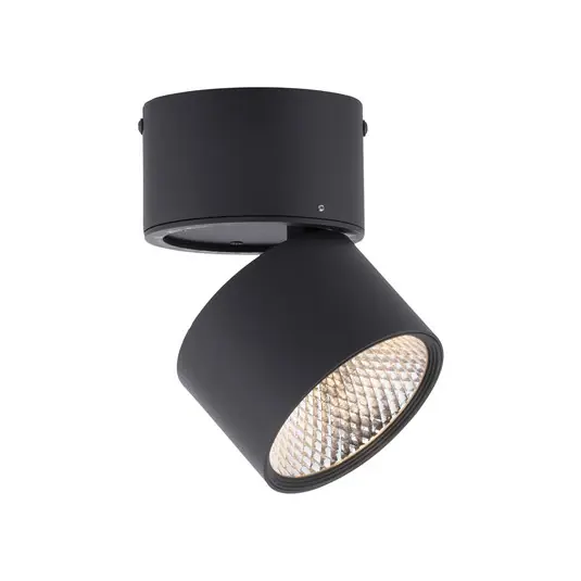 Nola LED-Deckenleuchte, einflammig, schwarz - PURE Rabatt