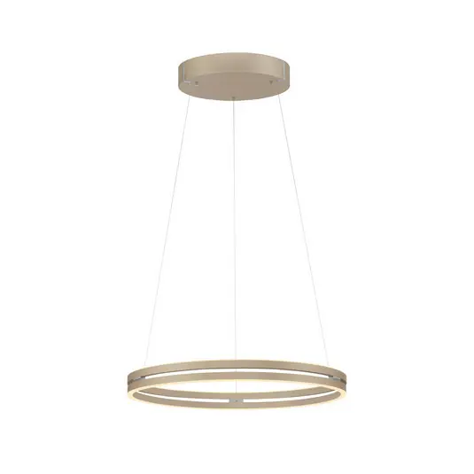 E-Loop LED-Hängeleuchte bronze, Ø 70 cm, Alu, CCT - PURE Schnäppchen