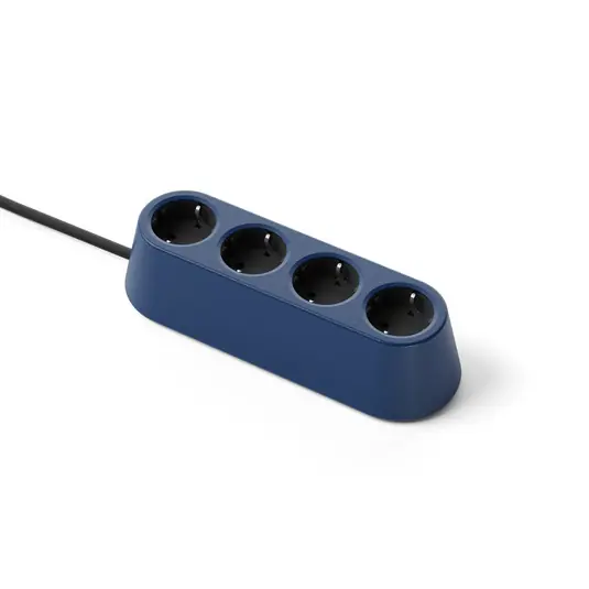 Schnäppchen NOMAD BLOCK Steckdose, blau, 4 x Typ F - Forming Function