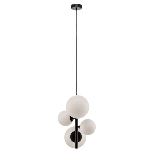Dione Hängelampe, schwarz, 4-flammig - ALDEX Aktuell