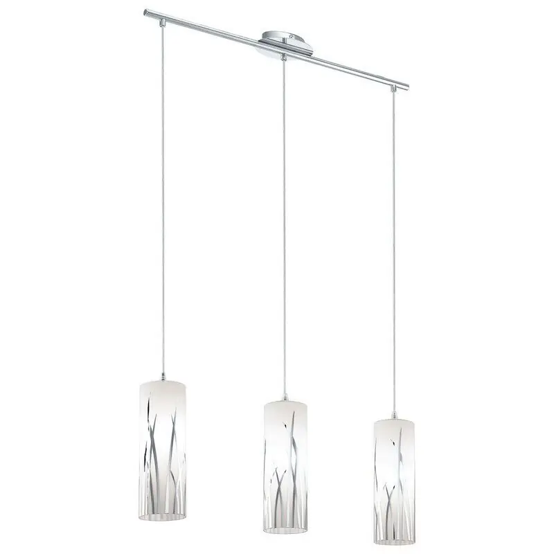 Chrom design Pendelleuchte Glas, Ilyas Geprüft