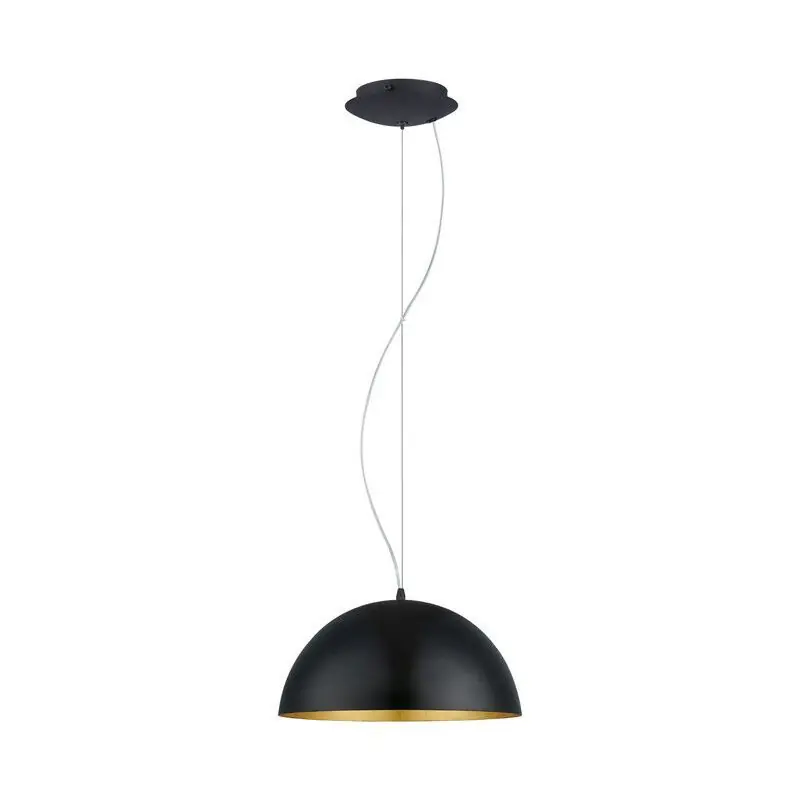 Goldene moderne Pendelleuchte Halbkugel Metall, Geneva Günstig