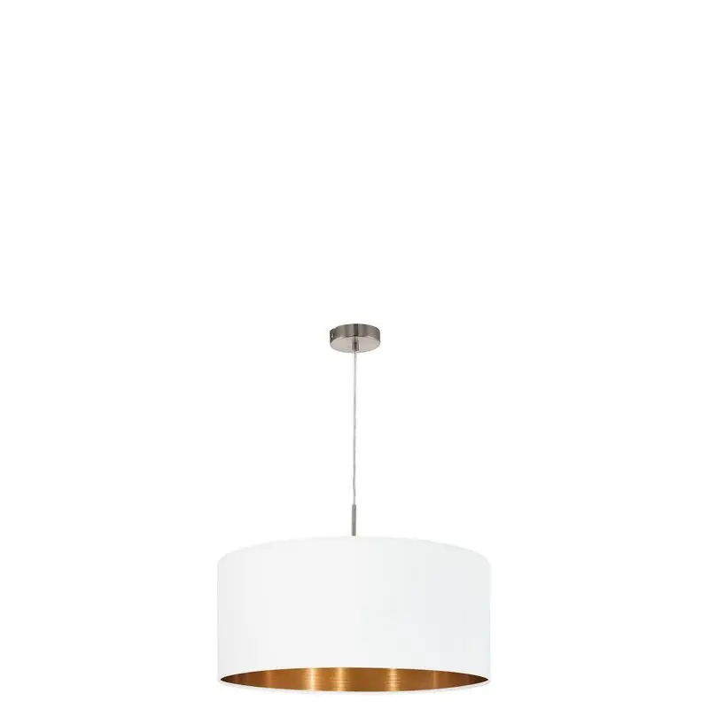 Angebot Kupfer moderne Pendelleuchte Stoff, Abano