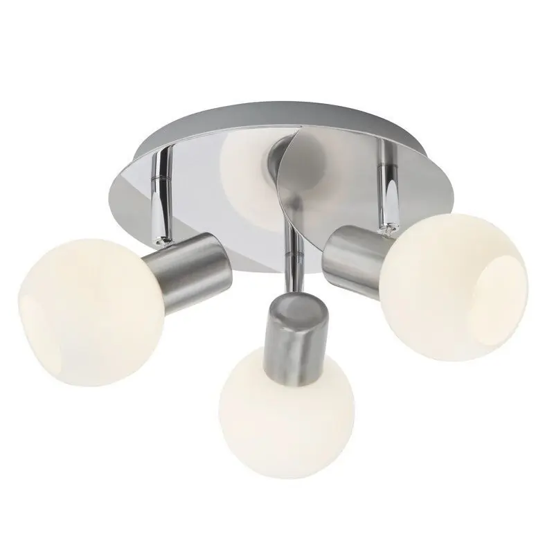 Heißes Angebot Glas Deckenstrahler Chrom, Ronaldo