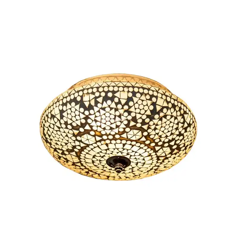 Markenware Transparente Mosaik Deckenlampe Orientalisch, Mimoun