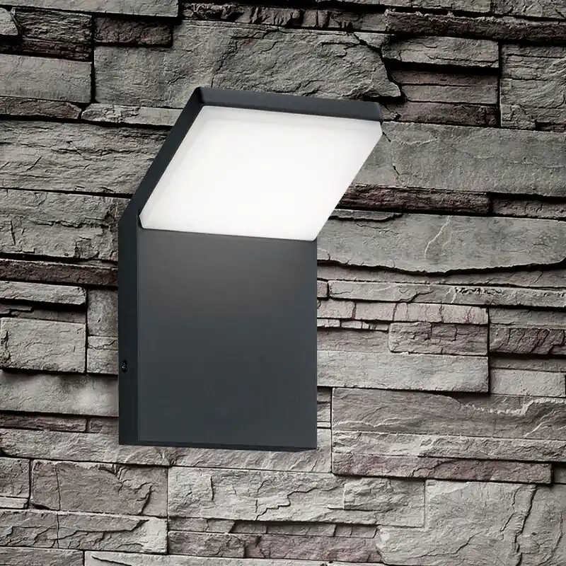 Angebot Anthrazit Außenleuchte Modern, Solana, 9W, 3000K LED, IP54