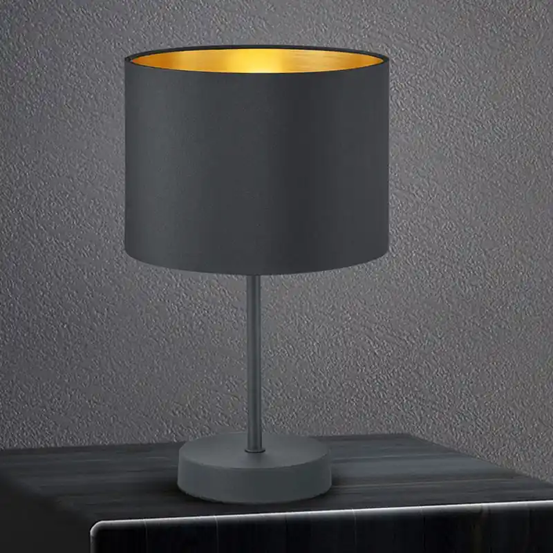 Schwarze Tischleuchte Modern, Jeany, mit Schalter Versand Am Gleichen Tag