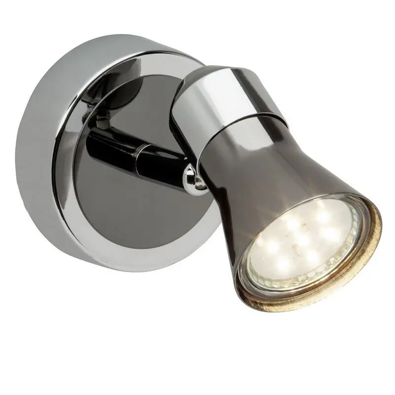 Markenware Metall Wandleuchte Chrom, Levijn