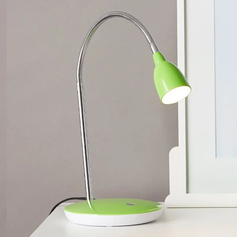 Kunststoff Schreibtischlampe Grün, Kit, 3W, 3000K LED, mit Schalter Sonderaktion