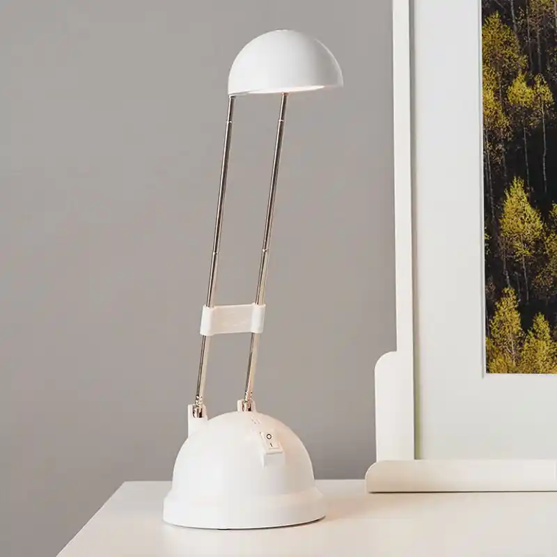 Moderne Schreibtischlampe Weiß, Louna, 6W, 2700K LED, mit Schalter Sofort Bestellen