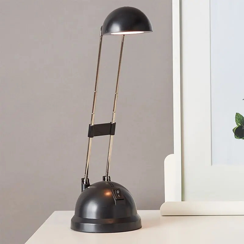 Günstig Moderne Schreibtischlampe Schwarz, Louna, 6W, 2700K LED, mit Schalter