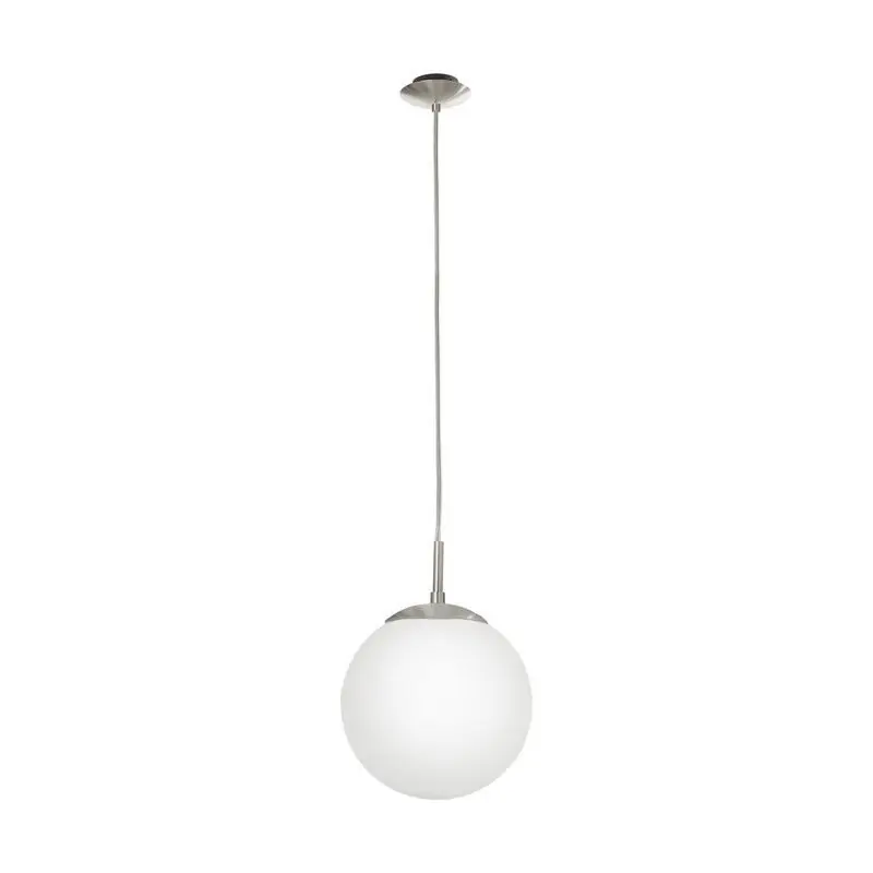 Nickel moderne Pendelleuchte Glas, Dave Echt