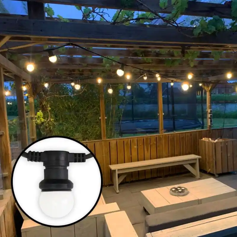 Neue Kollektion 80m Lichterkette mit 80 weißen Lampen
