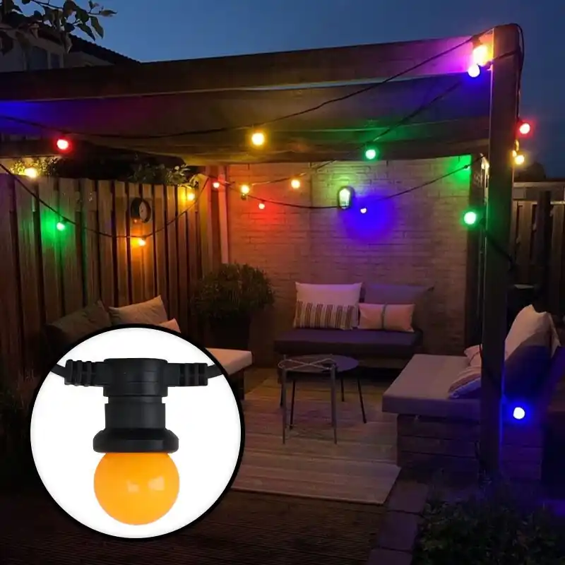 80m Lichterkette mit 80 farbigen Lampen Mega-Angebot