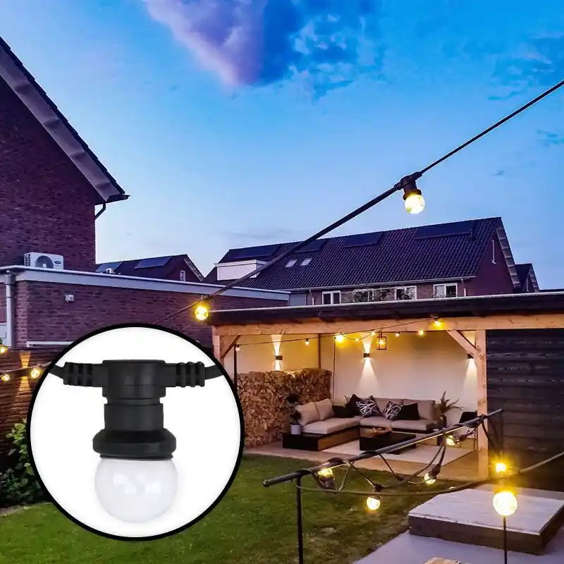Direkt Vom Hersteller 90m Lichterkette mit 90 transparenten Lampen