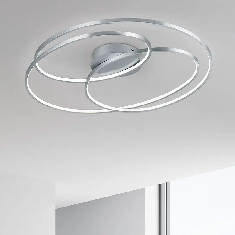 Geprüft Nickel Deckenlampe Modern, Sabra, 38W, 3000K LED