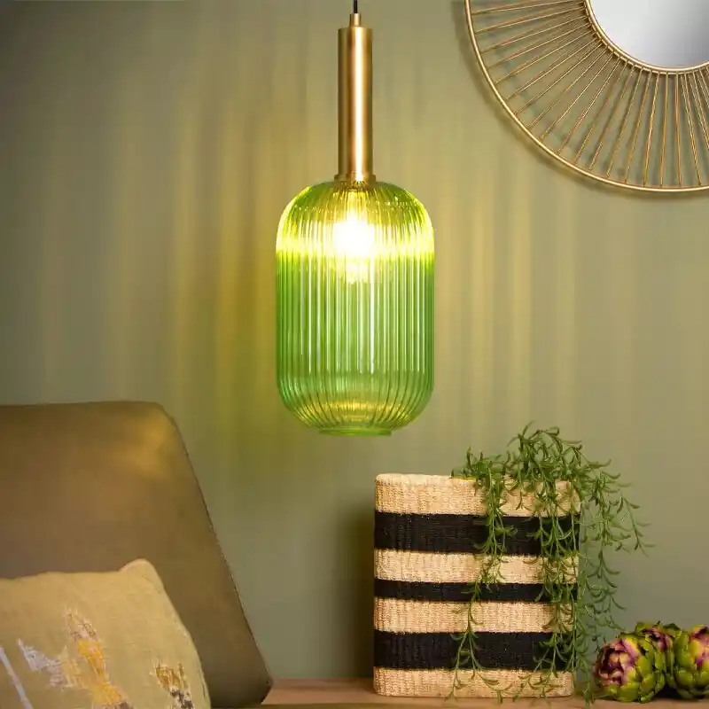 Goldene Pendelleuchte Retro, Maloto Top-Preis