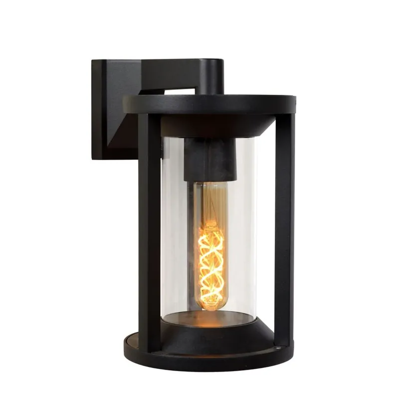 Schwarze Wandleuchte Modern, Cadix, IP65 Billig