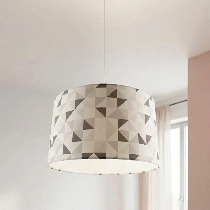 Moderne Kinder Pendelleuchte Grau, Diamonds Preiswert